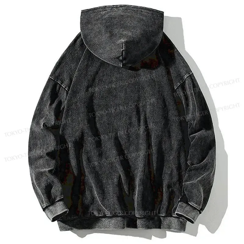 Tokyo-Tiger Baseball Is My Favorite Sport Washed Hoodie