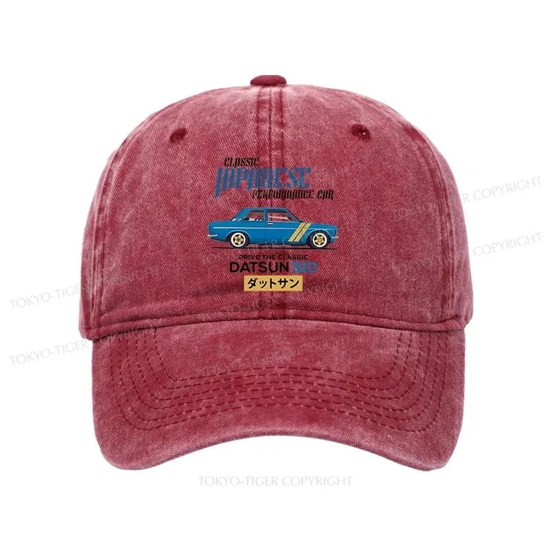 Tokyo-Tiger Datsun 510 - Classic Japanese Car Washed Cap