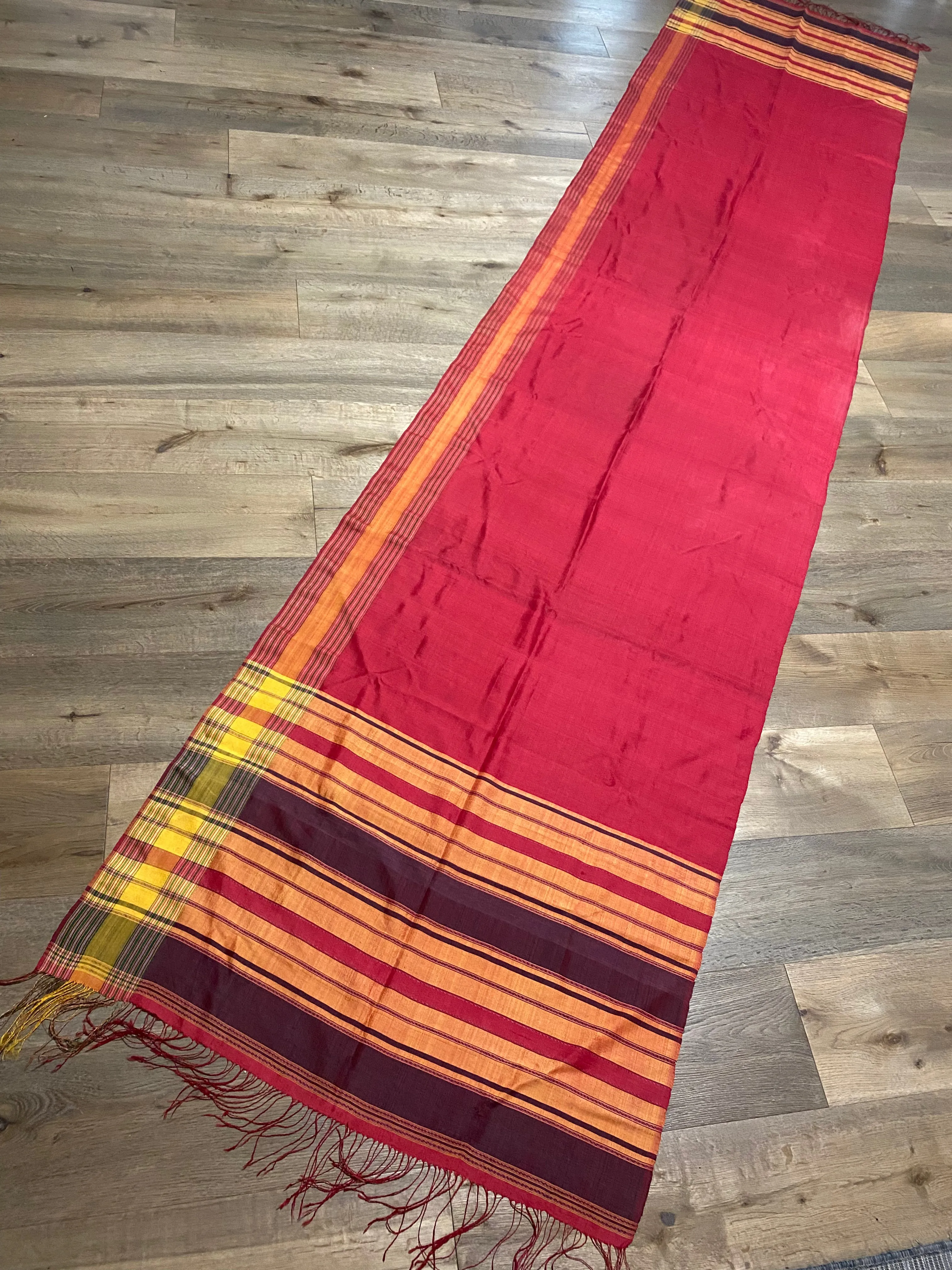 Turkmenistan Vintage Silk Shawl