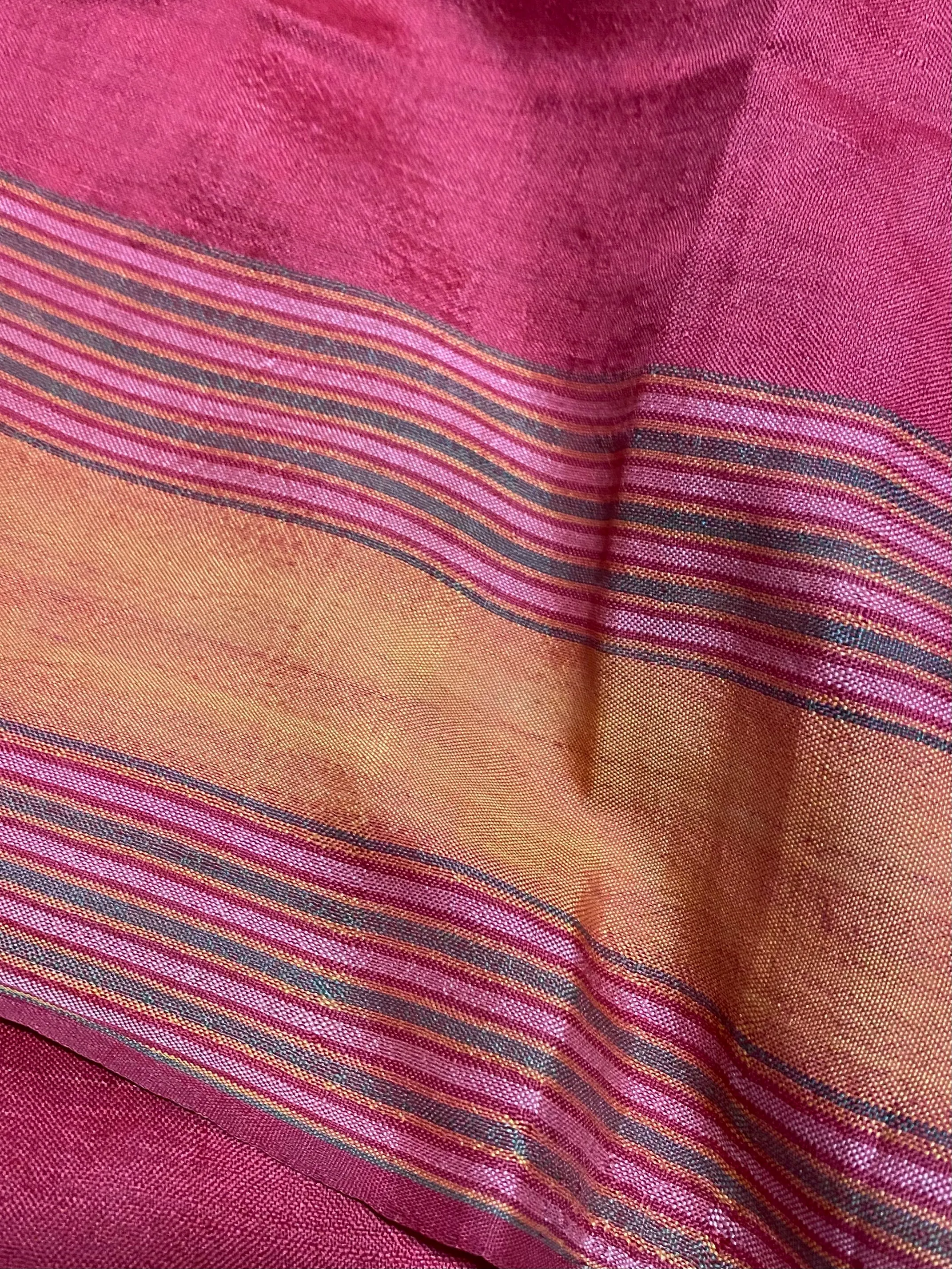 Turkmenistan Vintage Silk Shawl