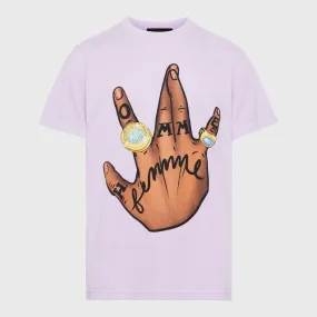 Twisted Champs Tee Light Purple