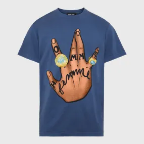 Twisted Champs Tee Navy