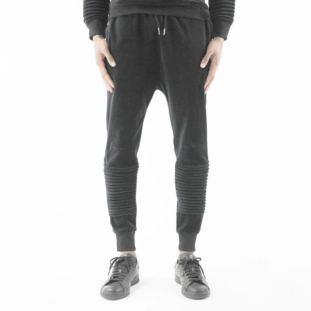 Unknown Harbinger Black Velour Designer Jogger