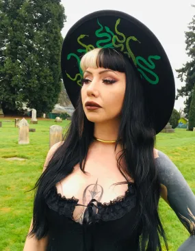Vegan Felt Hat Medusa