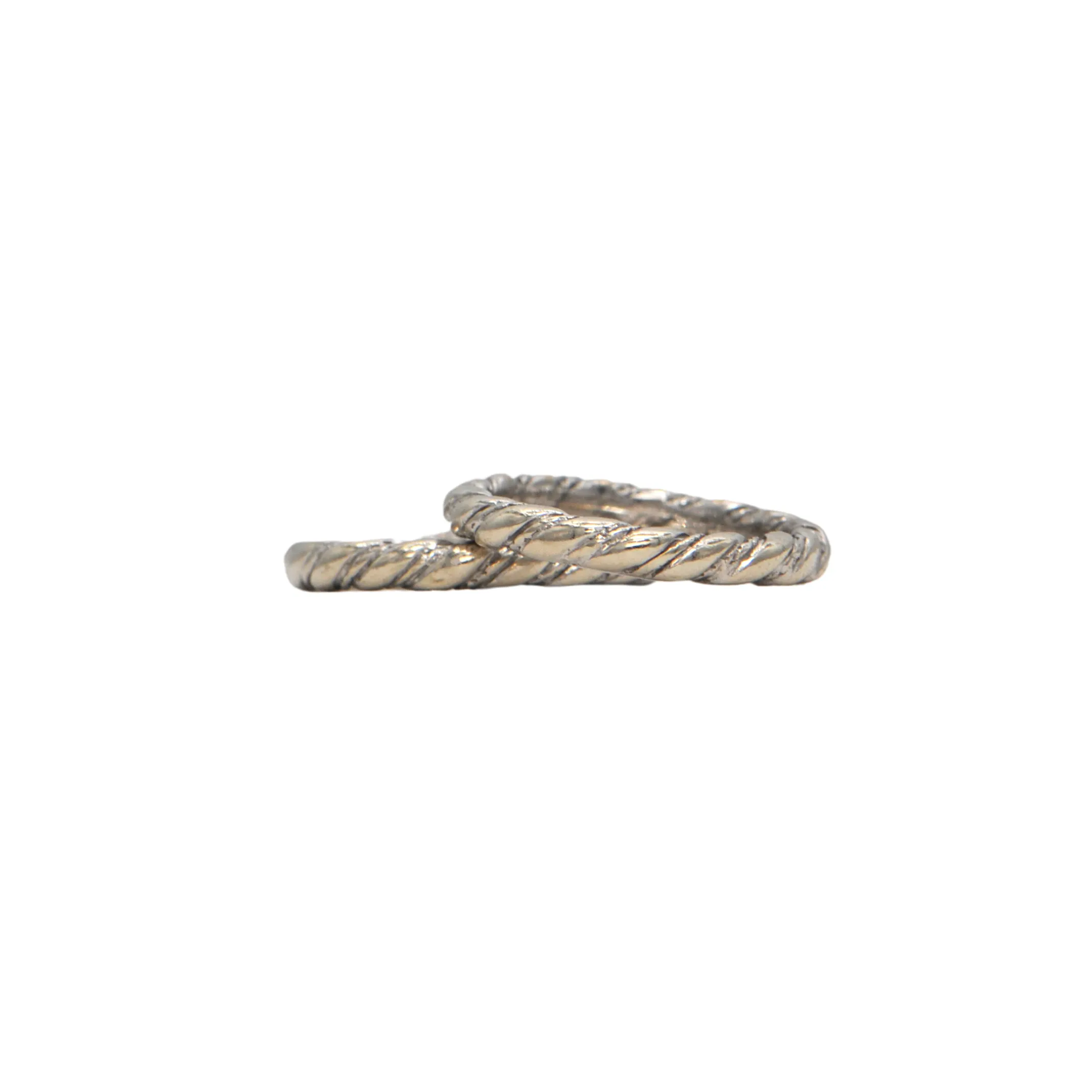 Vintage 14k Two-Toned Gold Twisted Cable Ring