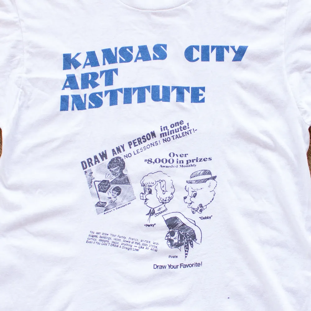 Vintage 1980s Kansas City Art Institute Tee - Medium