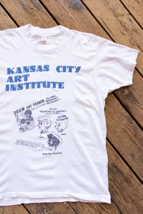 Vintage 1980s Kansas City Art Institute Tee - Medium