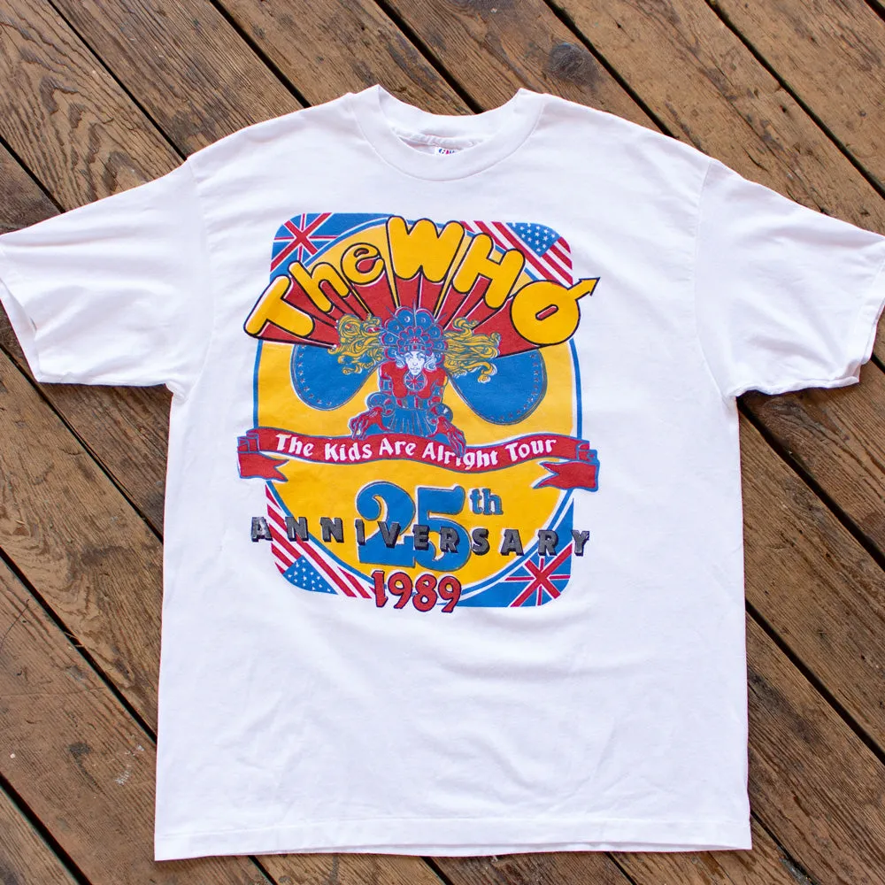 Vintage 1989 The Who 25th Anniversary Tee - LG/XL