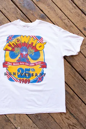 Vintage 1989 The Who 25th Anniversary Tee - LG/XL