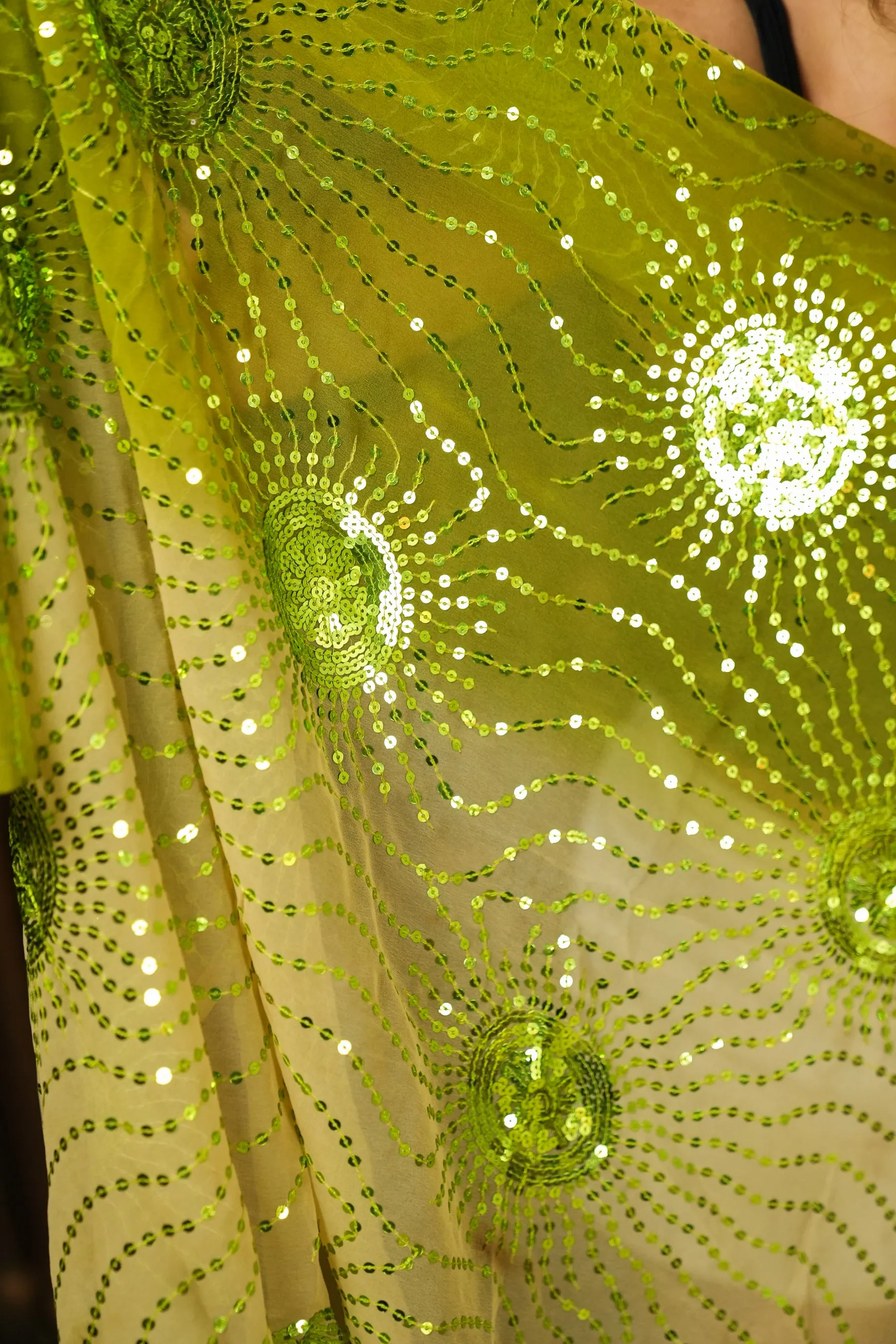 Vintage Bollywood scarf ‘Dupatta’ - with imperfections