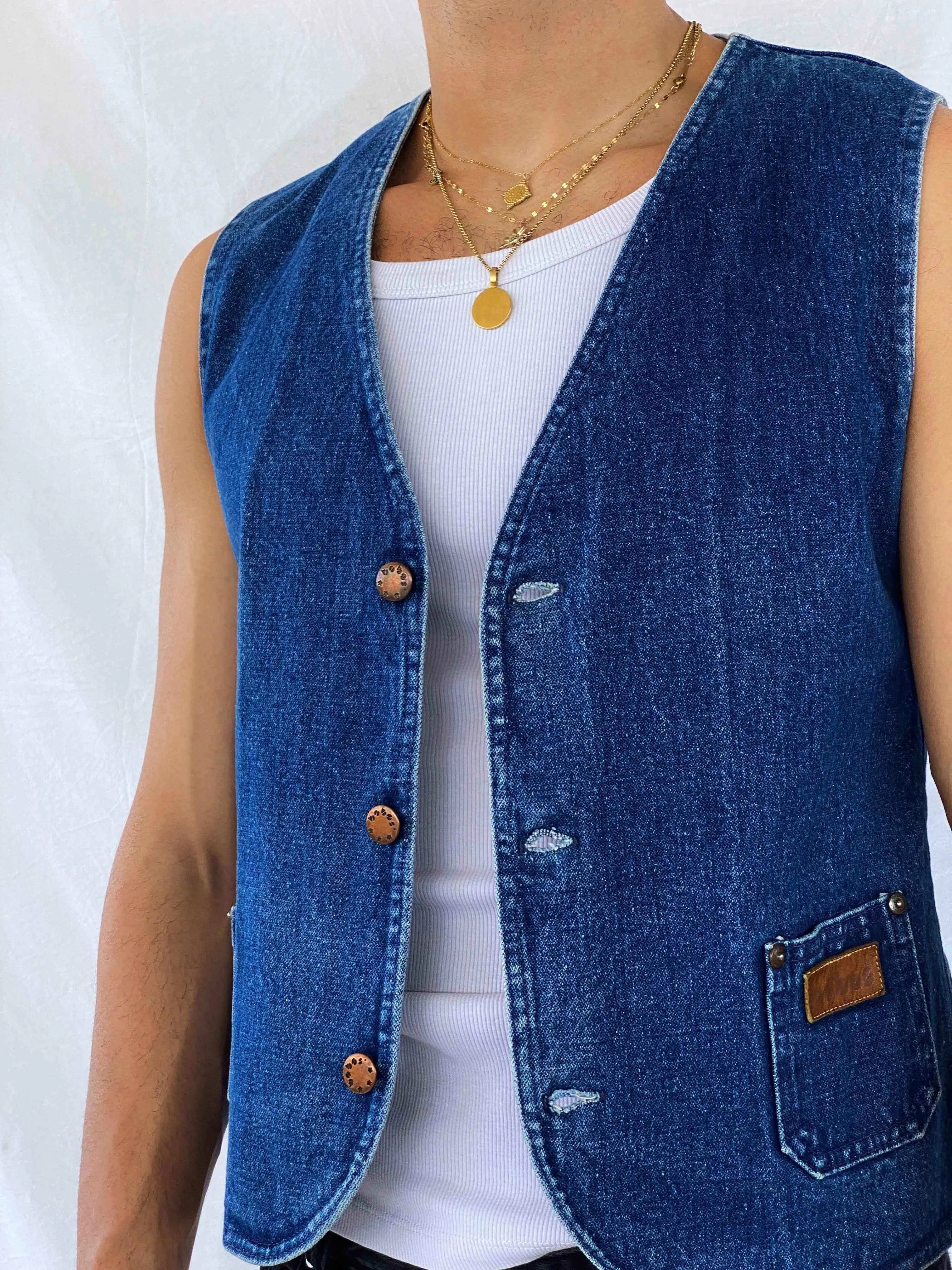 Vintage Denim Vest