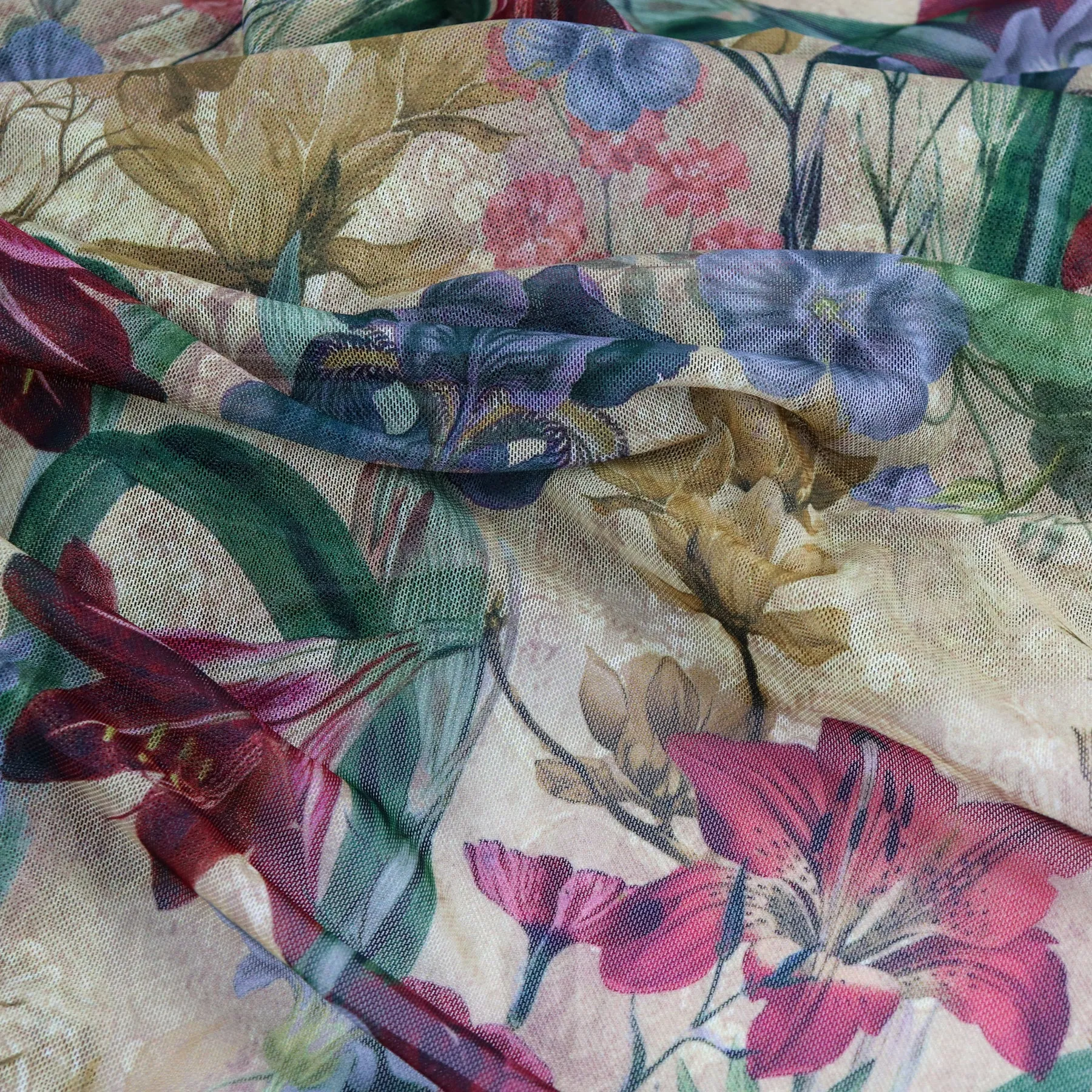 Vintage Floral Power Mesh (3E)