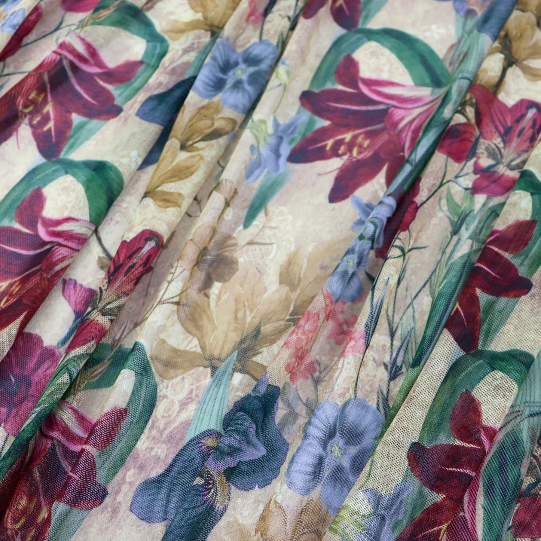 Vintage Floral Power Mesh (3E)