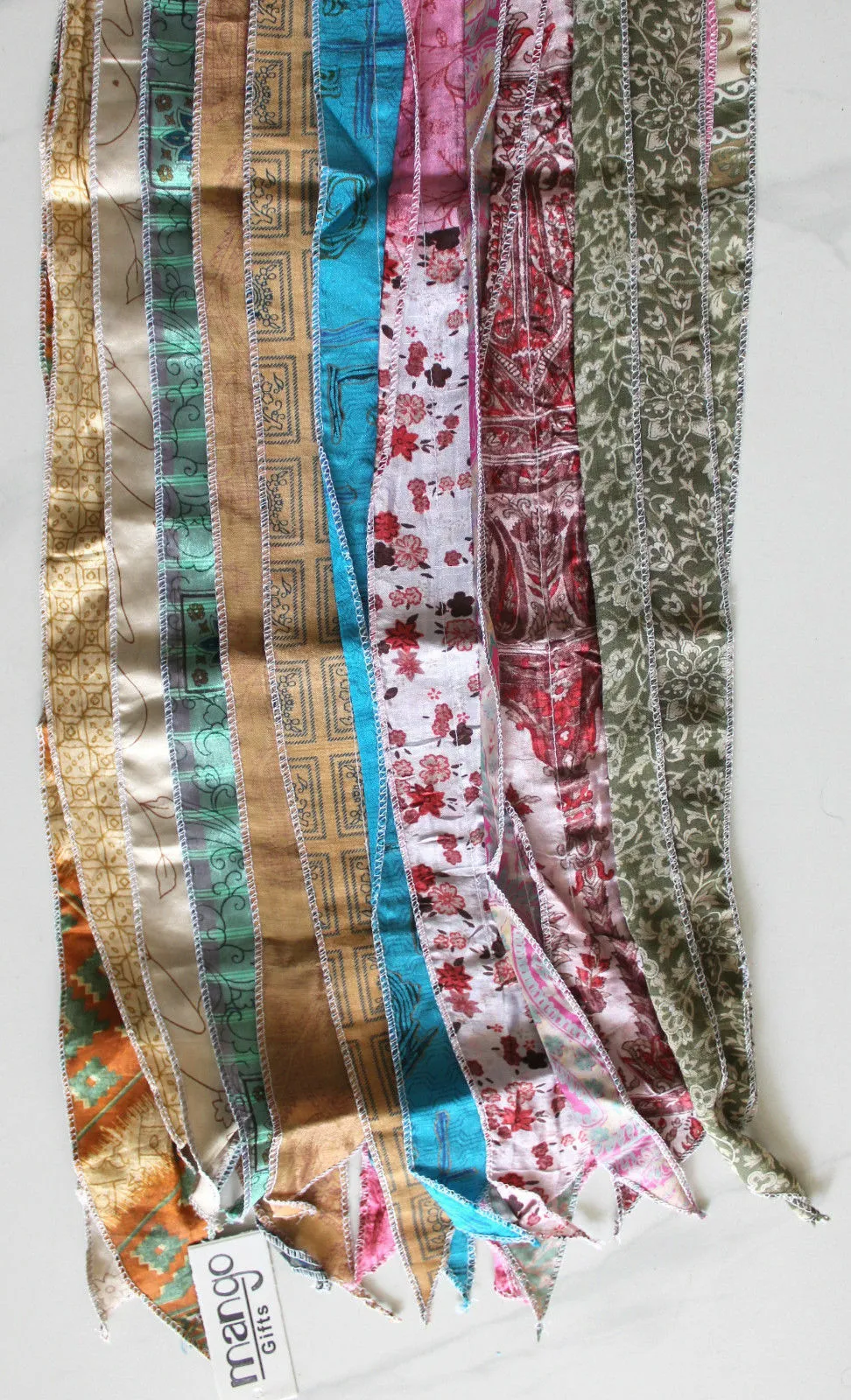 Vintage Silk Indian Sari Recycled Scarves Stole Patchwork Scarf Wholesale Lots High Quality
