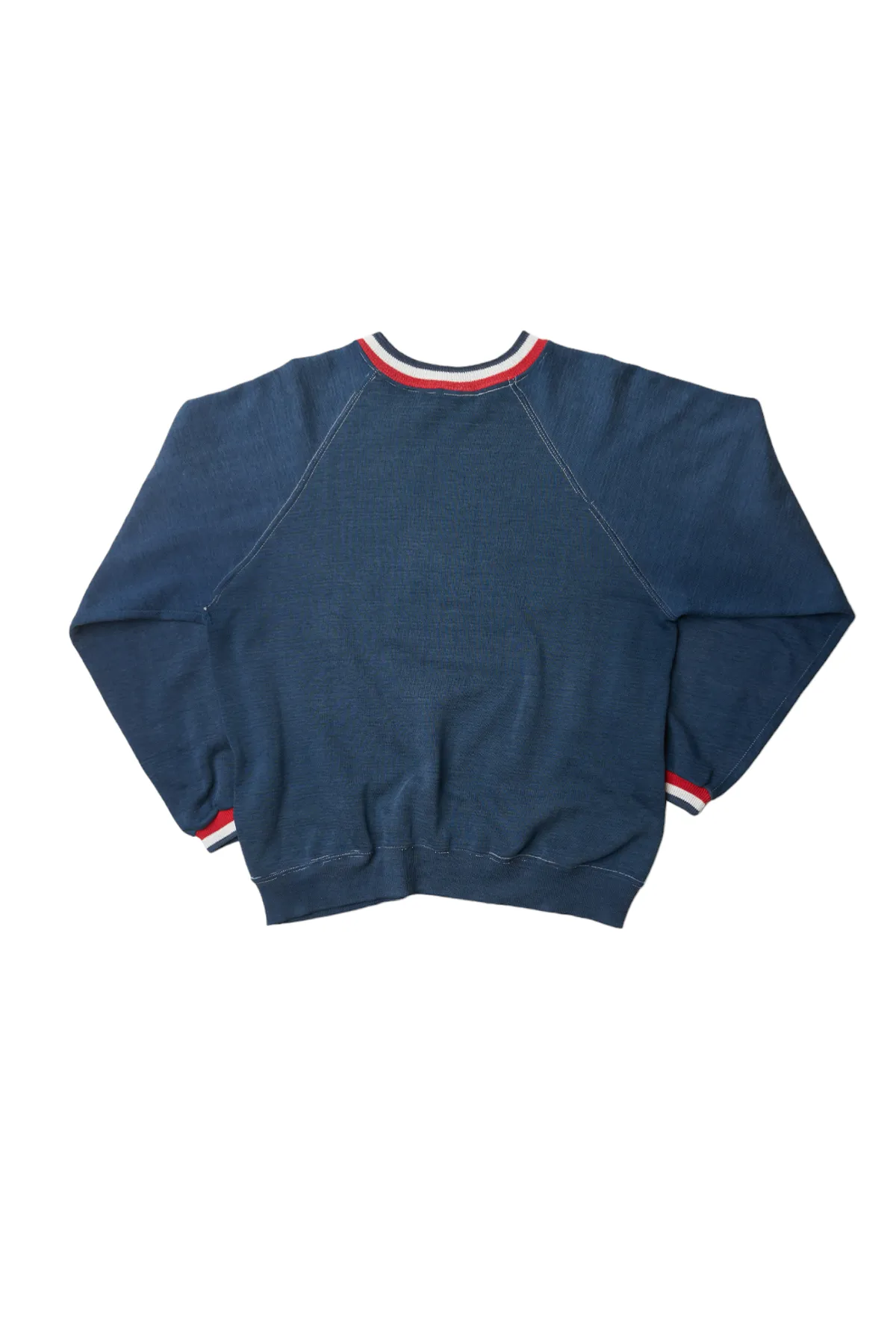 VINTAGE SWEATSHIRT| stripe rib trim