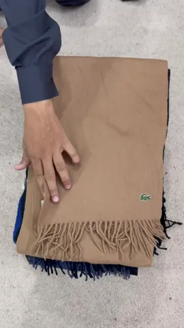 #VV193 Lacoste Scarves 25 PCs
