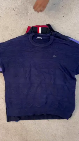 #VV77 Lacoste & Tommy Hilfiger Mix Sweaters 15 PCs