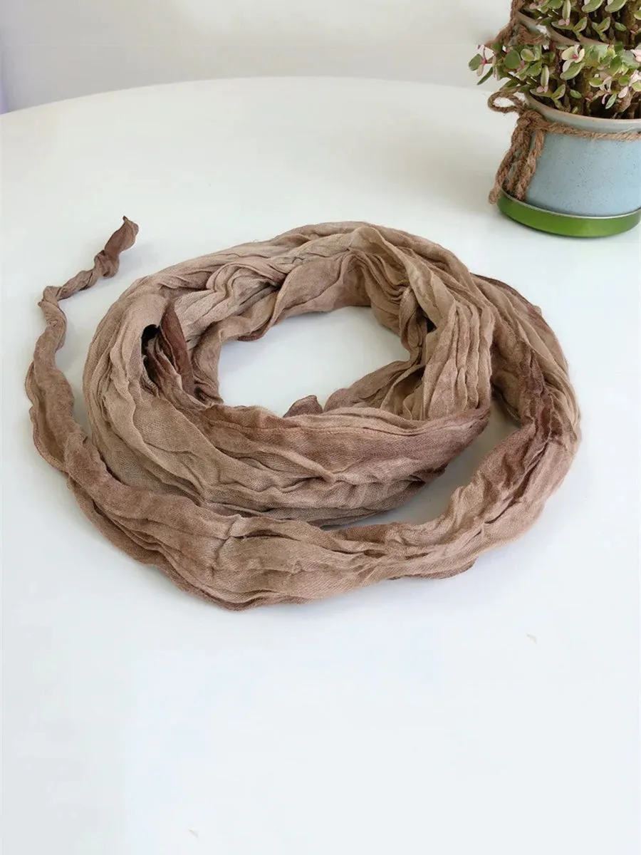 Women Vintage Tie-dye Fold Soft Shawl Scarf