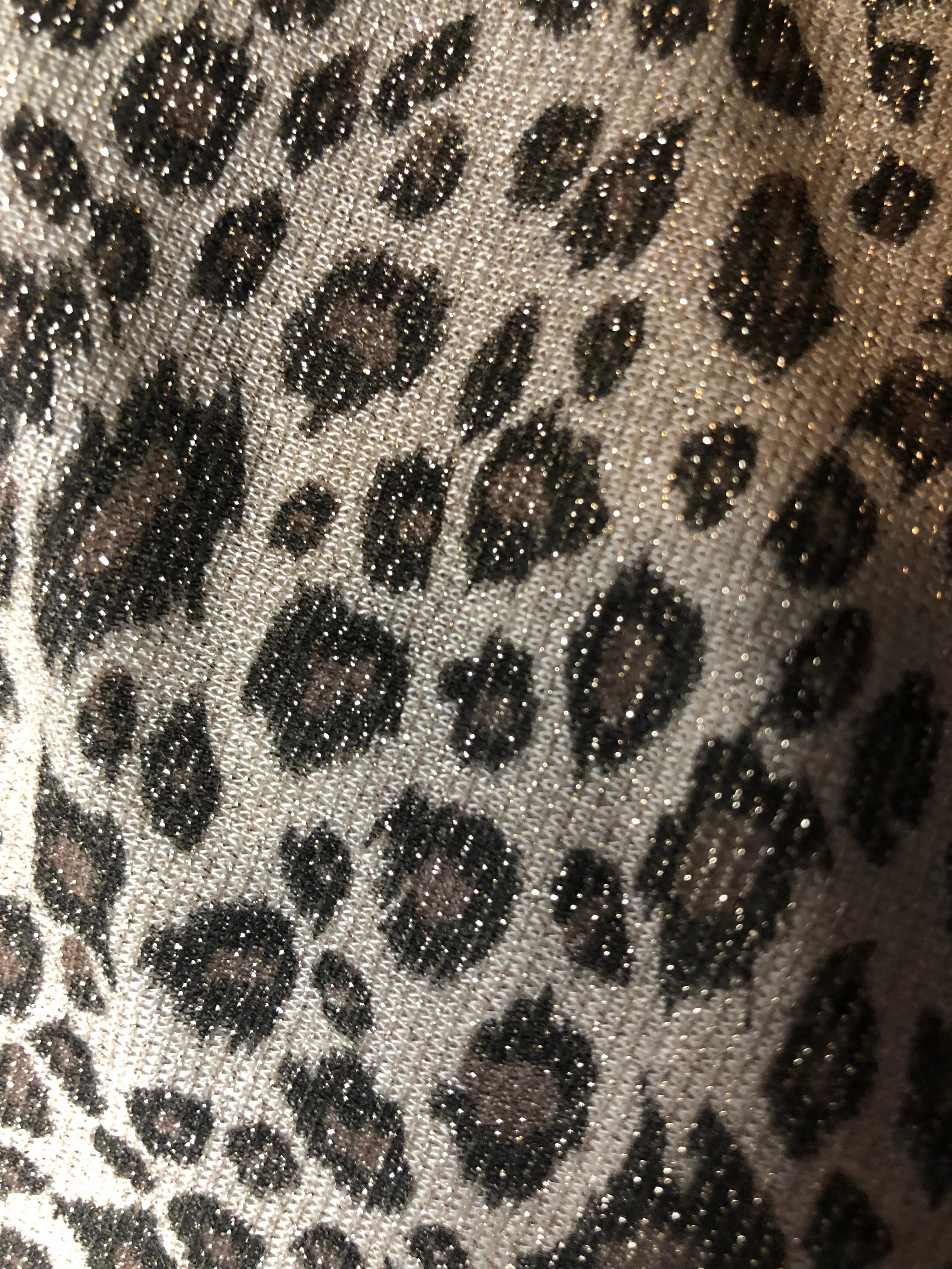 Zazzy Animal Print Sparkling Scarf